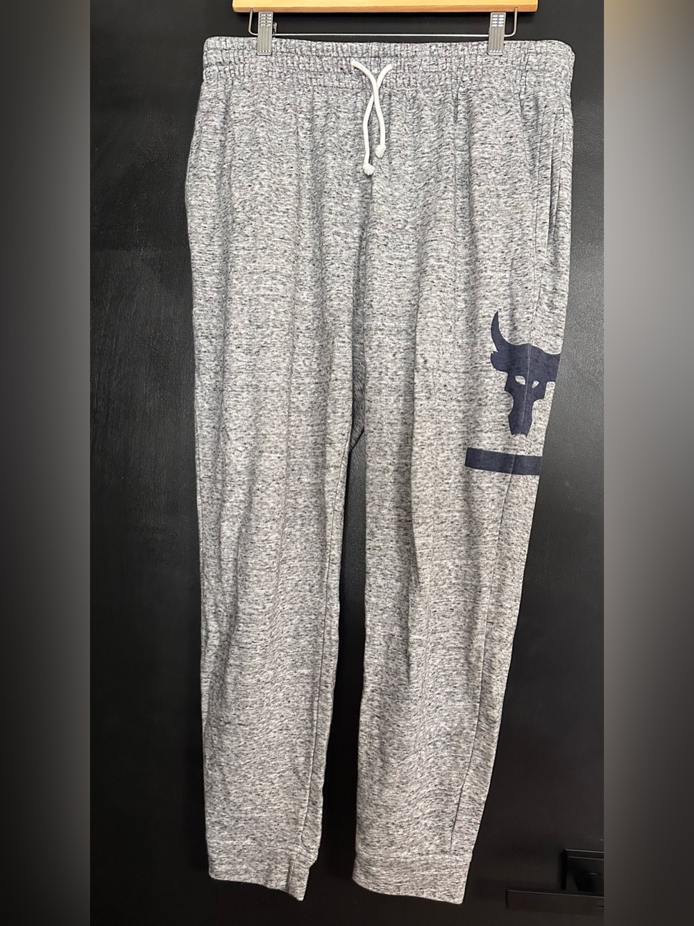 Under Armour  THE ROCK Gray Heather light weight Sweatpants